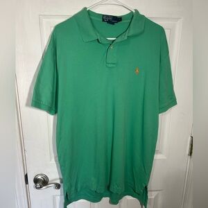 Polo Ralph Lauren 100% Cotton. Polo shirt. Mint Green. Size Large.